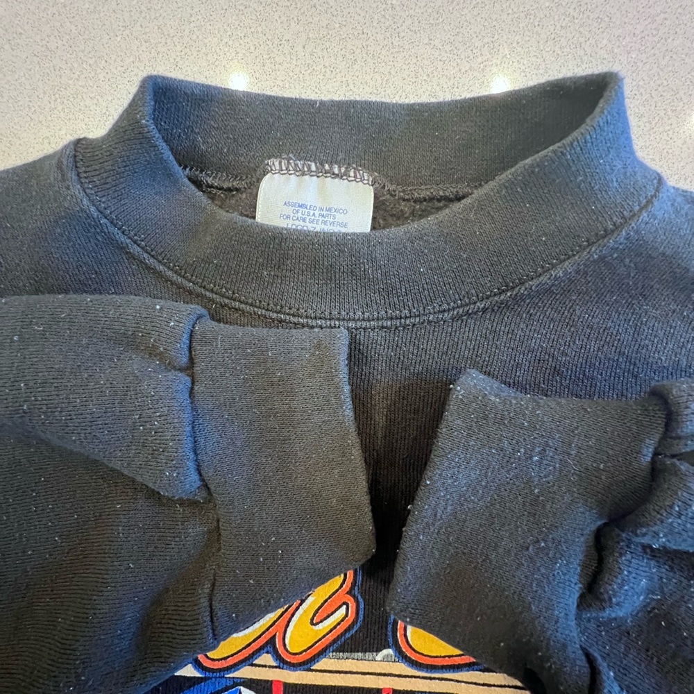 Vintage Denver Broncos XXXII Super Bowl Champion Sz XL Logo 7 Sweatshirt - Picture 7 of 7